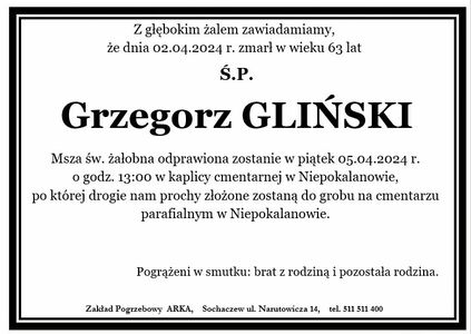 Grzegorz Gliński