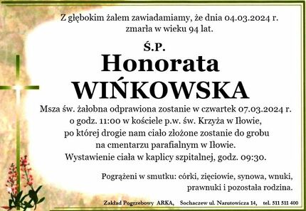 Honorata Wińkowska