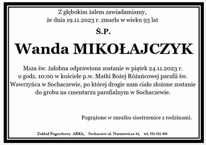 Wanda Mikołajczyk