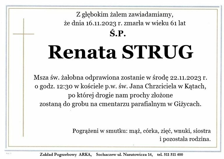 Nekrolog - Renata Strug